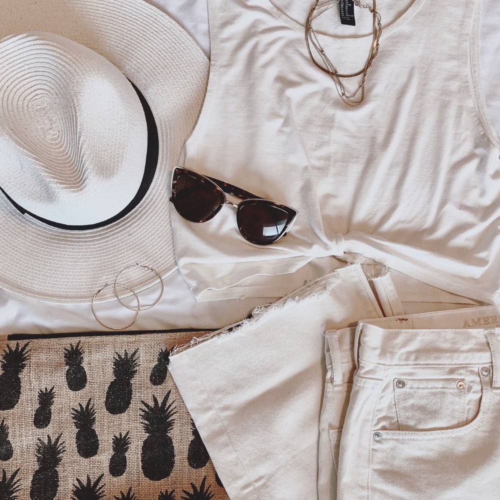 Wide Leg Pant w/ Crop Top